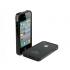 Scosche bandEDGE Black on Black Polycarbonate & Rubber Edge Case for iPhone 4 (AT&T)